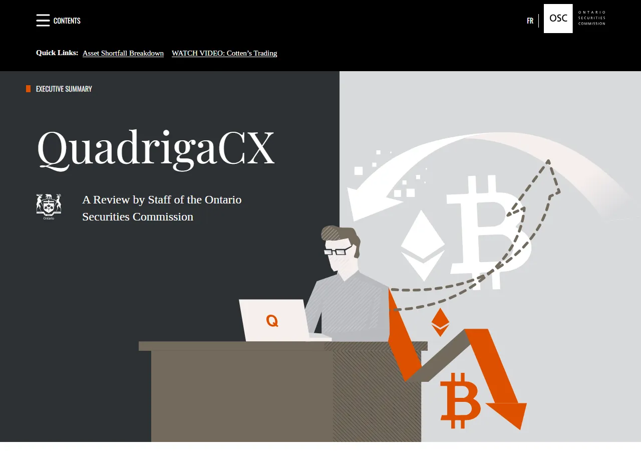 QuadrigaCX: A Review by Staff of the Ontario Securities Commission
