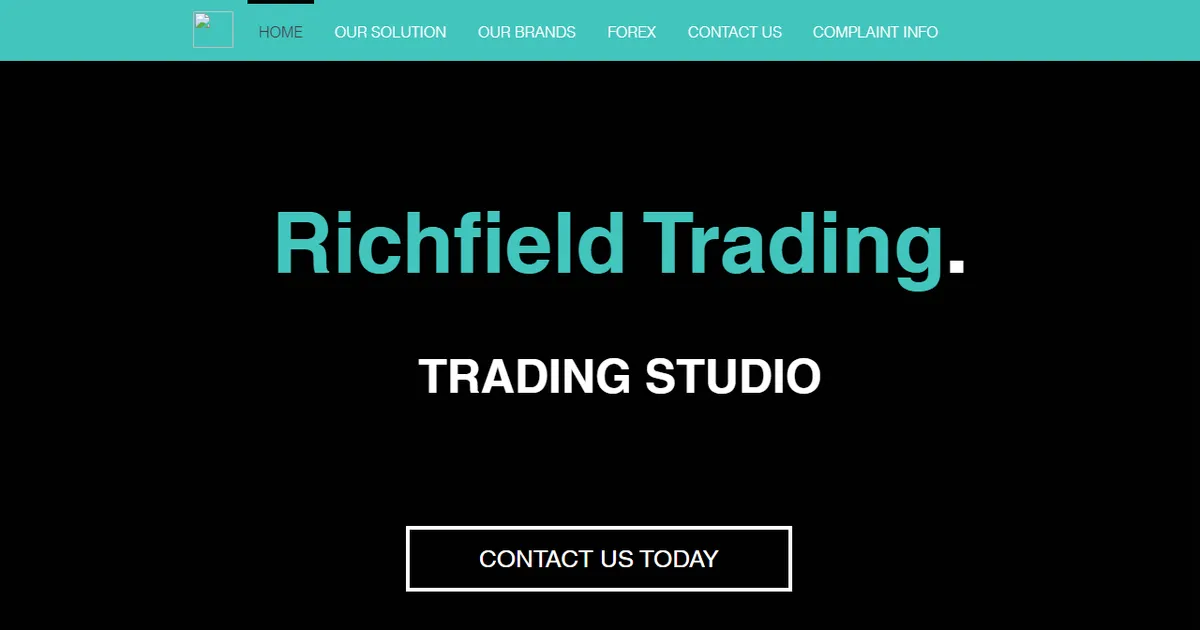 Так выглядел сайт richfield-trading.com в декабре 2019 года. Копия из веб-архива web.archive.org.